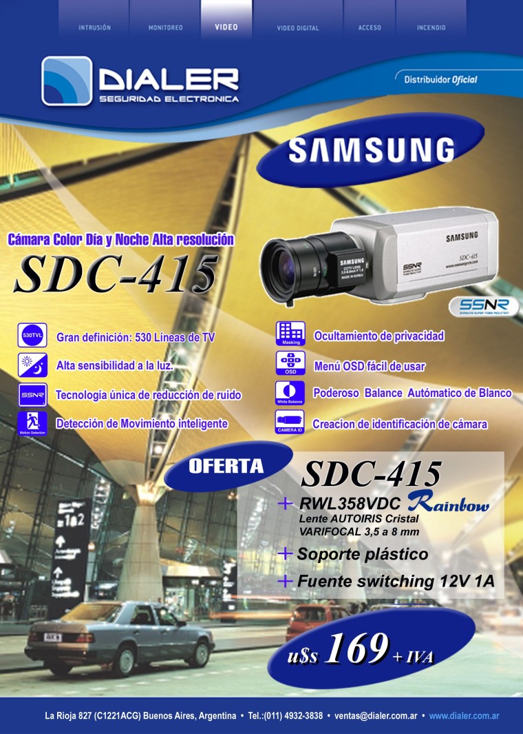 C&aacute;mara SAMSUNG SDC415