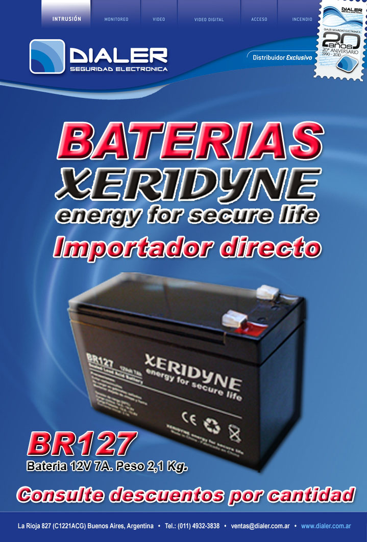 Bater&iacute;as XERIDYNE